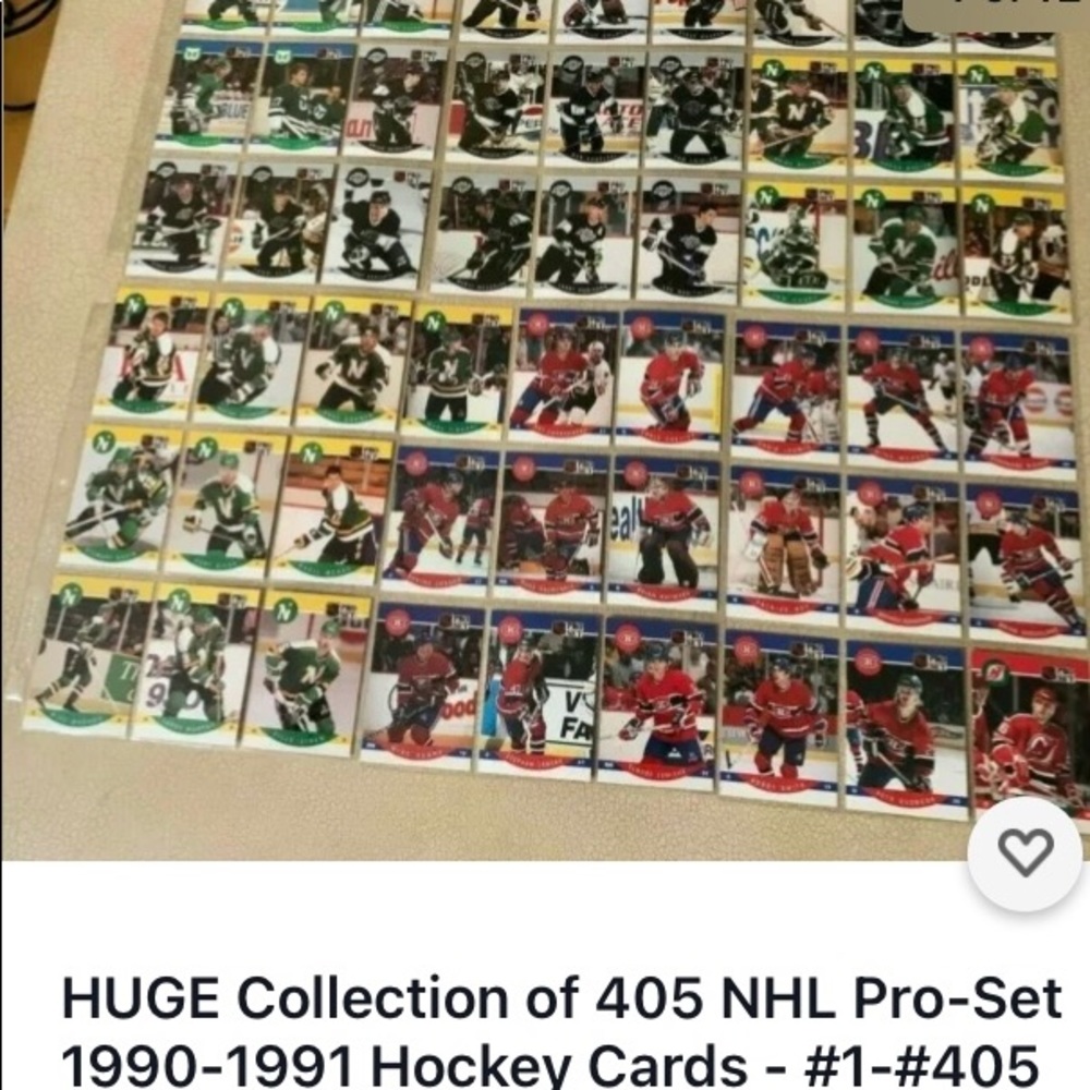 Pro set  Hockey 1990-1991 1-405